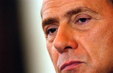 il Presidente del consiglio italiano SILVIO BERLUSCONI PRIMO PIANO