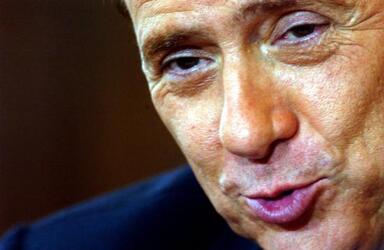 il Presidente del consiglio italiano SILVIO BERLUSCONI PRIMO PIANO