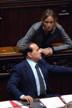 SILVIO BERLUSCONI PRESIDENTE DEL CONSIGLIO STEFANIA PRESTIGIACOMO