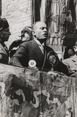 BENITO MUSSOLINI DUCE 1929 TEATRO AUGUSTEO