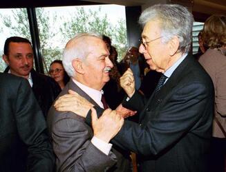 FESTA PER IL COMPLEANNO DI EMANUELE MACALUSO MARIO PIRANI ANTONIO POLITO