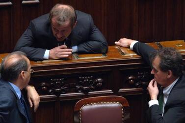 BEPPE PISANU FI ROBERTO CALDEROLI ROBERTO MARONI POLITICO