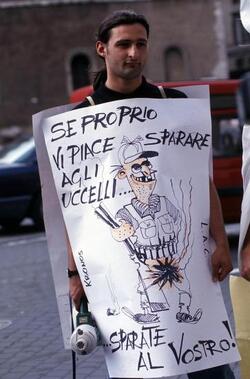 MANIFESTAZIONE CONTRO LA CACCIA