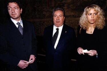 LUCIANO GAUCCI PRESIDENTE IL FIGLIO ELISABETTA TULLIANI