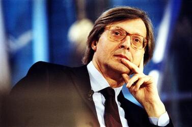 VITTORIO SGARBI CRITICO D ARTE POLITICO FI