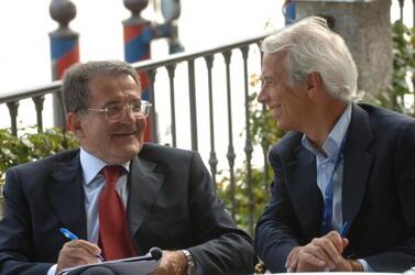 ROMANO PRODI POLITICO UNIONE RICARDO F. LEVI GIORNALISTA