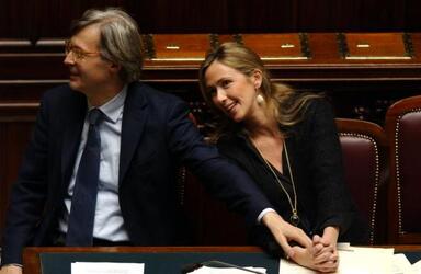 VITTORIO SGARBI STEFANIA PRESTIGIACOMO