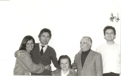 ADRIANO SOFRI FOTO DI FAMIGLIA 1986 FOTO PRIVATE DI SUA SORELLA