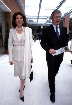 PIETRO LUNARDI CON LA MOGLIE