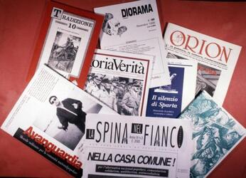 STAMPA GIORNALISMO RIVISTE DESTRA FASCIMO