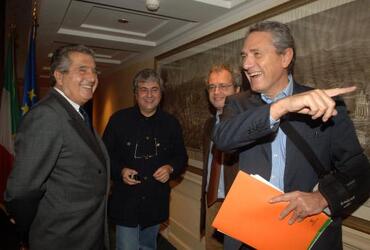 ERMETE REALACCI ENRICO MENTANA CARLO DE BENEDETTI FRANCESCO RUTELLI