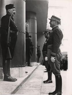 FASCISMO SENATORI DI GUARDIA PALAZZO DELLA RIVOLUZIONE FASCISTA VIA NAZIONALE 1933