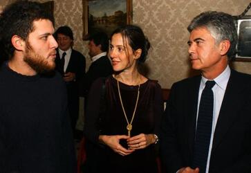 CLAUDIO MARTELLI CON MOGLIE CAMILLA E FIGLIO GIACOMO