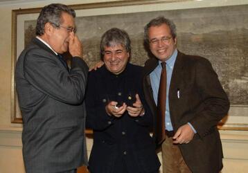 ERMETE REALACCI ENRICO MENTANA CARLO DE BENEDETTI