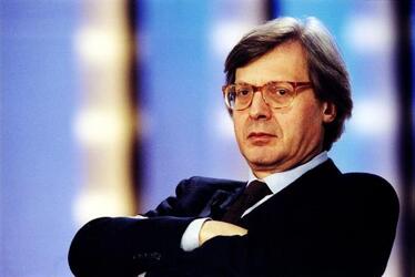 VITTORIO SGARBI CRITICO D ARTE POLITICO FI