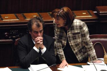 ROBERTO CALDEROLI POLITICO ELISABETTA ALBERTI CASELLATI