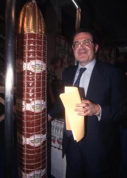 ROMANO PRODI POLITICO MORTADELLA