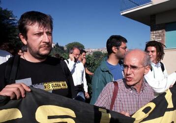 LUCA CASARINI AGNOLETTO NO GLOBAL