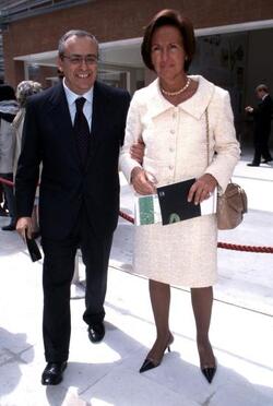 FRANCESCON GAETANO CALTAGIRONE CON LA MOGLIE