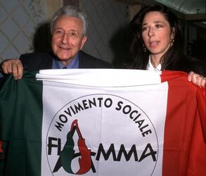 ISABELLA E PINO RAUTI POLITICI