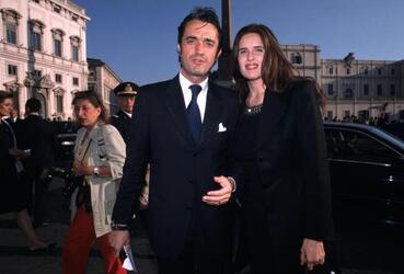 GIULIO BASE CON LA MOGLIE TIZIANA ROCCA REGISTA