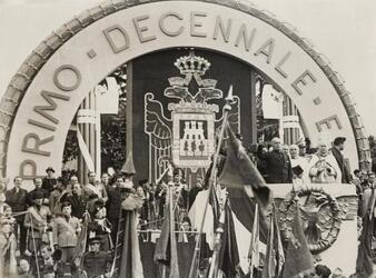 FASCISMO BENITO MUSSOLINI DUCE PRIMO DECENNALE ERA FASCISTA 1932