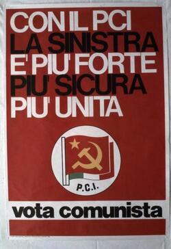 MANIFESTI ELETTORALI PARTITO COMUNISTA ITALIANO PCI ANNI 70