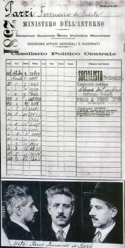 FERRUCCIO PARRI POLITICO