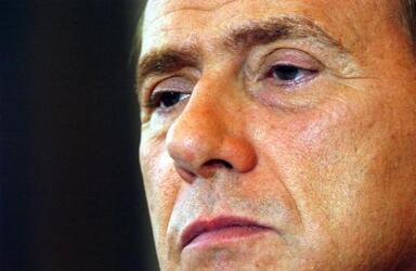 il Presidente del consiglio italiano SILVIO BERLUSCONI PRIMO PIANO