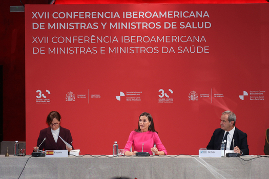 Queen Letizia presides over the inauguration of the 17th Ibero American Conference of Ministers of Health