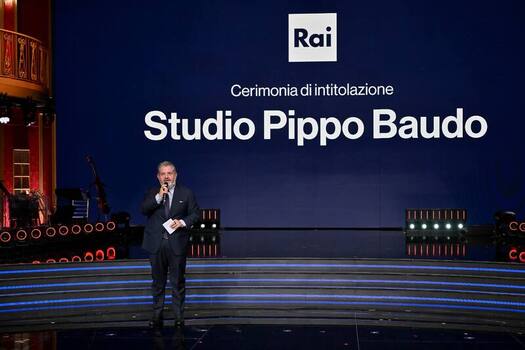 Rome Rai Saxa Rubra Studios. Studio Named After Pippo Baudo Rome Rai Saxa Rubra Studios. Studio Named After Pippo Baudo