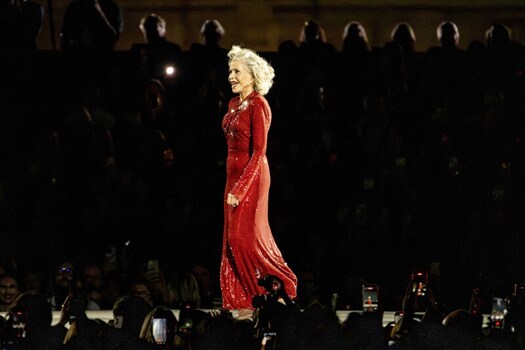 Actress Jane Fonda Walking The Runway At The LOREAL Paris Fashion Show