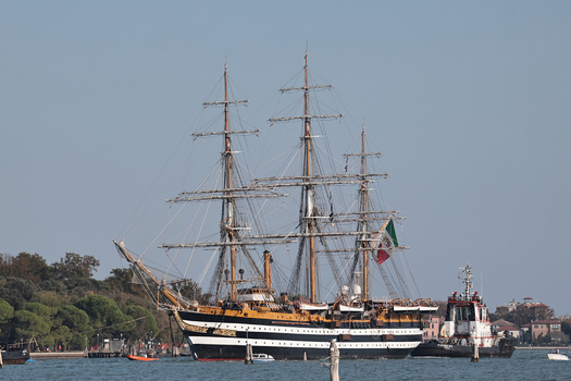 Venice VE Arrival Of The Amerigo Vespucci Venice VE Arrival Of The Amerigo Vespucci