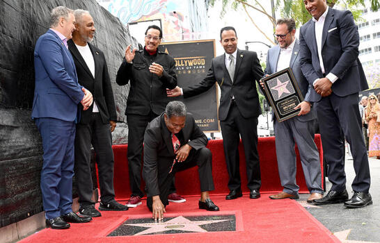 Brazilian Percusionist Paulinho Da Costa Honored With A Star On The Hollywood Walk Of Fame In California USA 13 MAY 2026.