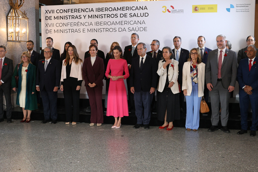 Queen Letizia presides over the inauguration of the 17th Ibero American Conference of Ministers of Health