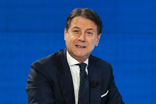 Giuseppe Conte Guest On The Television Show L Aria Che Tira Giuseppe Conte Guest On The Television Show L Aria Che Tira
