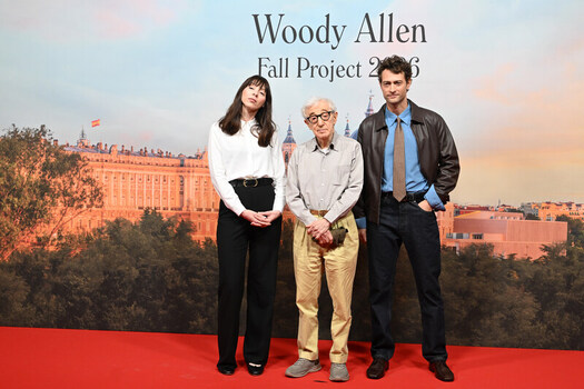 Woody Allen presents the filming of his film in Madrid
