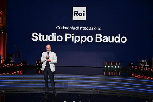 Rome Rai Saxa Rubra Studios. Studio Named After Pippo Baudo Rome Rai Saxa Rubra Studios. Studio Named After Pippo Baudo