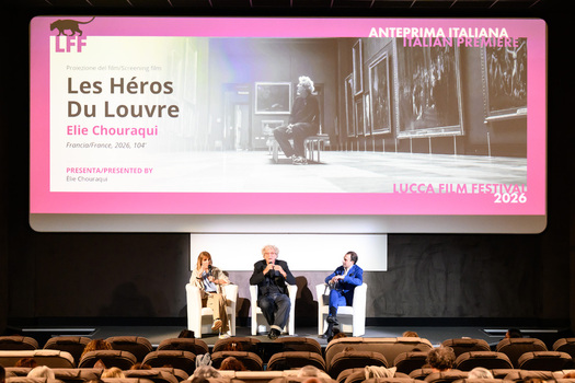 Lucca Film Festival 2026 Elie Chouraqui Presents The Italian Premiere Of The Film Les Hâ �� �®Ros Du Louvre Lucca Film Festival 2026 Elie Chouraqui Presents The Italian Premiere Of The Film Les Hâ �� �®Ros Du Louvre