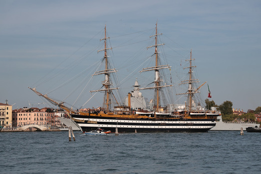 Venice VE Arrival Of The Amerigo Vespucci Venice VE Arrival Of The Amerigo Vespucci