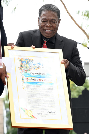 Brazilian Percusionist Paulinho Da Costa Honored With A Star On The Hollywood Walk Of Fame In California USA 13 MAY 2026.