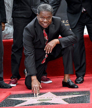 Brazilian Percusionist Paulinho Da Costa Honored With A Star On The Hollywood Walk Of Fame In California USA 13 MAY 2026.