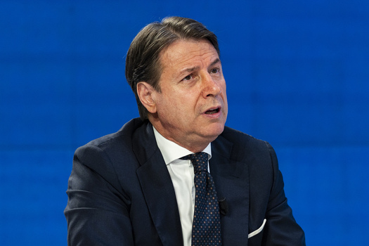 Giuseppe Conte Guest On The Television Show L Aria Che Tira Giuseppe Conte Guest On The Television Show L Aria Che Tira