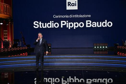 Rome Rai Saxa Rubra Studios. Studio Named After Pippo Baudo Rome Rai Saxa Rubra Studios. Studio Named After Pippo Baudo