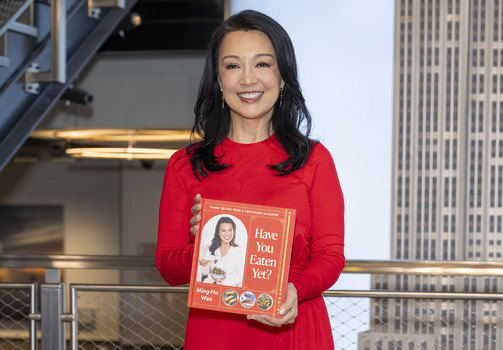 Ming Na Wen Visits The Empire State Building In New York Ming Na Wen Visits The Empire State Building In New York