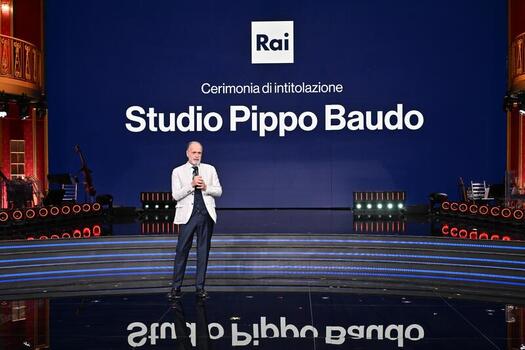 Rome Rai Saxa Rubra Studios. Studio Named After Pippo Baudo Rome Rai Saxa Rubra Studios. Studio Named After Pippo Baudo