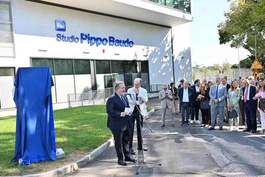 Rome Rai Saxa Rubra Studios. Studio Named After Pippo Baudo Rome Rai Saxa Rubra Studios. Studio Named After Pippo Baudo