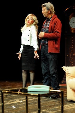 ANTONELLA RIZZO attrice siciliana italiana. Fotografie di Giulio Azzarello &copy;2018.