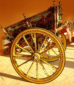 MUSEO DEL CARRETTO SICILIANO D Aumale. Fotografie di Giulio Azzarello &copy;2018.