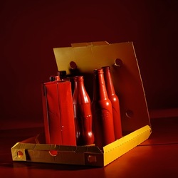 PIZZA ROSSA. Fotografia di Giulio Azzarello ©2023.